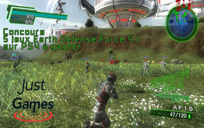 Jeux vidéo PS4 "Earth Defense Force 4.1" à gagner