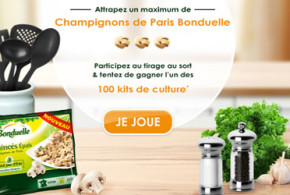 Kits de culture de champignons de Paris à gagner