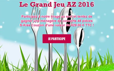 Ménagère de couverts 48 pièces à gagner