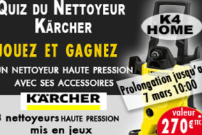 Nettoyeurs haute pression Kärcher à gagner