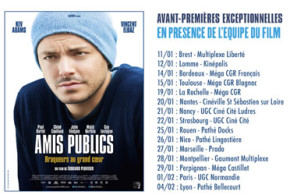 Places de cinéma pour le film "Amis Publics" à gagner