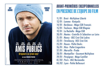 Places de cinéma pour le film "Amis Publics" à gagner