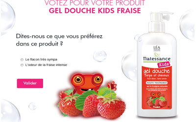 Produits de douche "Kids naturel" à gagner