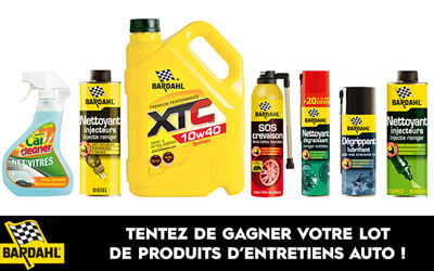 Produits d'entretien voiture à gagner