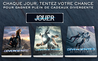 Romans de la saga "Divergente" à gagner