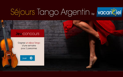Séjour "Tango Argentin" pour 2 au Club Vacanciel