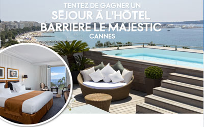 Séjour pour 2 en hôtel 5* à Cannes