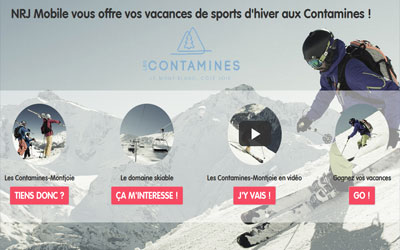 Séjours au ski d'une semaine pour 4 aux Contamines-Montjoie