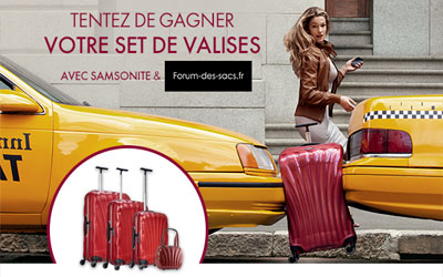 Set de valises Samsonite à gagner