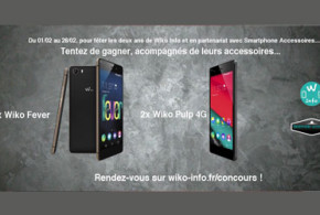 Smartphones Wiko Fever 4G à gagner