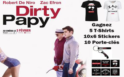 T-shirts du film "Dirty Papy" à gagner