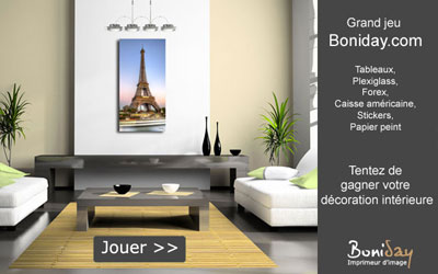 Tableau plexi à gagner