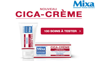 Test de produit, Cica-crème réparatrice Mixa