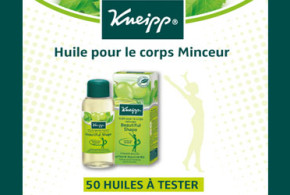 Test de produit, Huile pour le corps Minceur de Kneipp