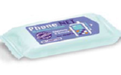 Test de produit, Lingettes de nettoyage pour téléphone