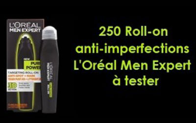 Test de produit, Roll-on anti-imperfections L’Oréal Pure Power