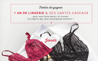 Un an de lingerie à gagner