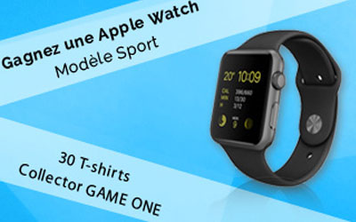 Une montre connecté Apple Watch à gagner