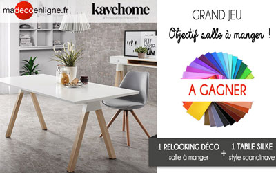 Une table Silke Kavehome et un relooking déco