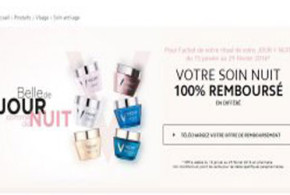 Vichy crème de nuit et crème de jour, remboursé