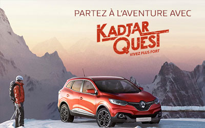 Voiture Renault Kadjar de 26620 euros à gagner