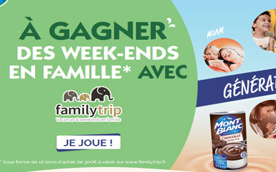 Week-ends en famille au choix à gagner