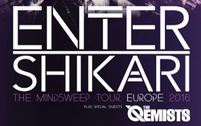 Invitations pour le concert d'Enter Shikari