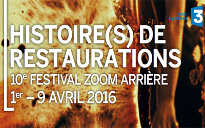 Invitations pour le festival "Zoom Arrière"