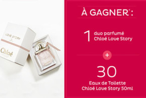Lot de 2 parfums Chloé à gagner