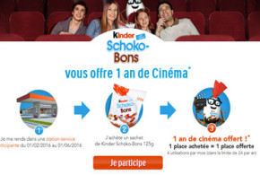 un an de cinema offert