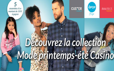 Ensembles de vêtements de la marque Casino à gagner