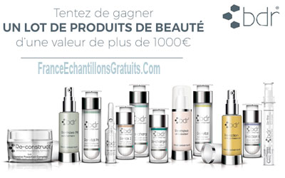 1000 euros de produits de beauté