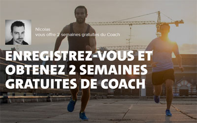 2 semaines gratuites d'entrainement