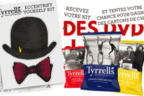 Assortiments de paquets de chips Tyrrells