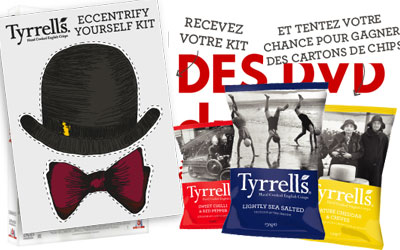 Assortiments de paquets de chips Tyrrells