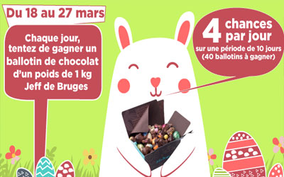 Ballotins de chocolats Jeff de Bruges de 1 kg