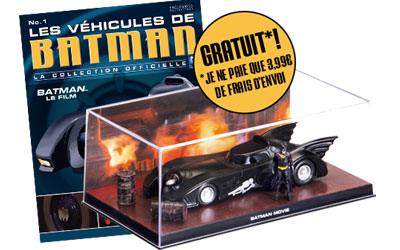 La Batmobile de BATMAN LE FILM + le magazine dédié offerts