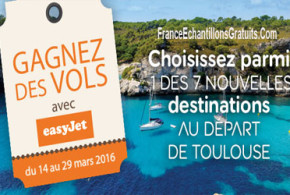 Billets d'avion A/R vers une destination au choix