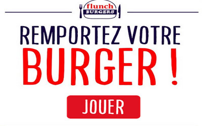 Burgers dans un restaurant Flunch