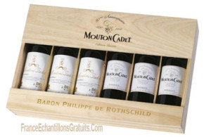 Caisse de 6 bouteilles de vins de Bordeaux