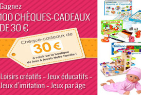 Chèques cadeau de 30 euros