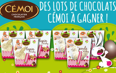 Chocolat Cémoi à gagner