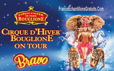 Invitations pour le spectacle du Cirque Bouglione