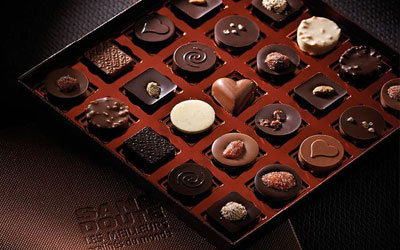 Coffrets de chocolat Pascal Caffet