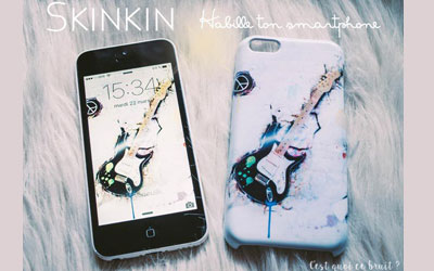 Coque Skinkin (smartphone ou tablette)