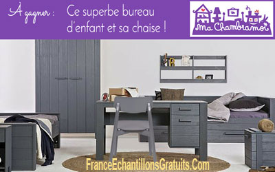 Ensemble bureau et chaise à gagner