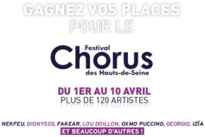Invitations pour le Festival Chorus des Hauts-de-Seine