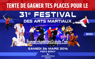 Invitations pour le Festival des Arts Martiaux