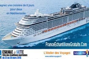 Gagnez une croisière pour 2 en Méditerranée