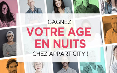 Gagnez votre âge en nuits, Appart'City